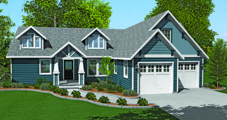 Oasis Homes Pickford 1.5 Story 