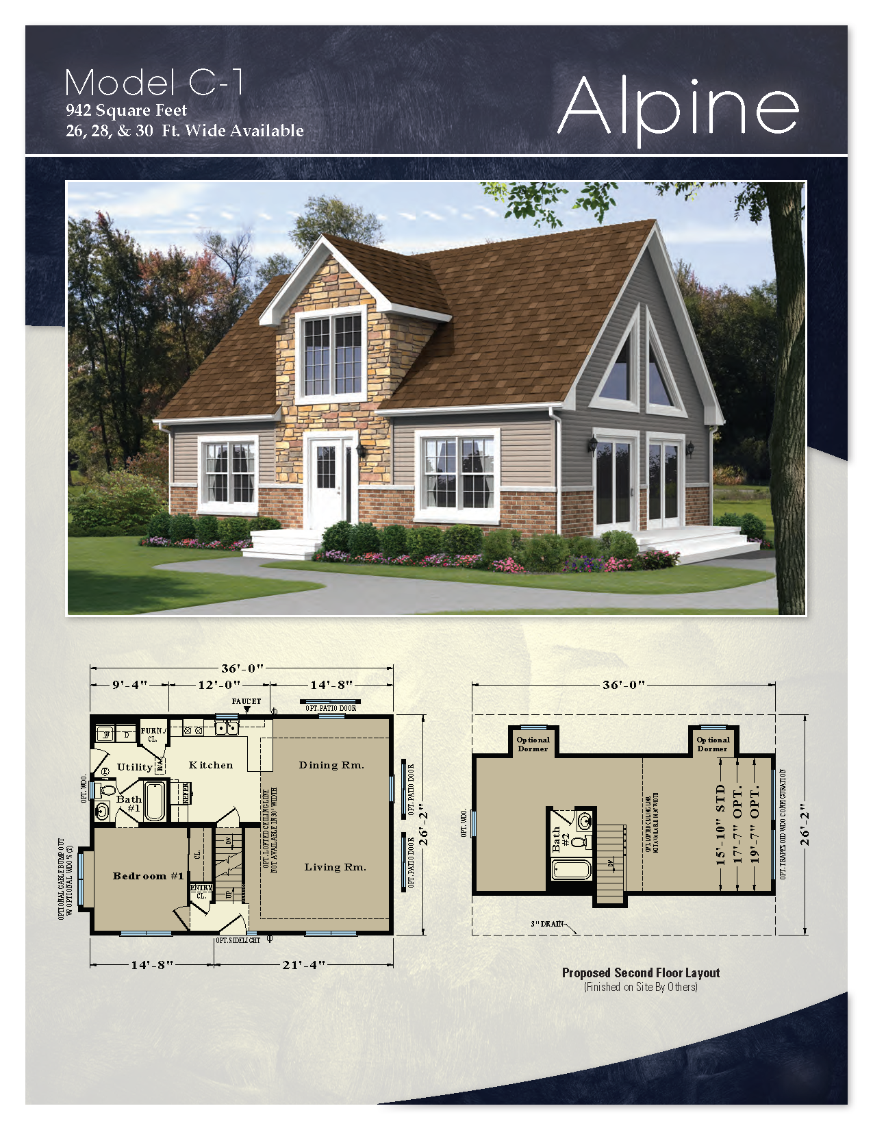 Oasis Homes Alpine 1.5 Story