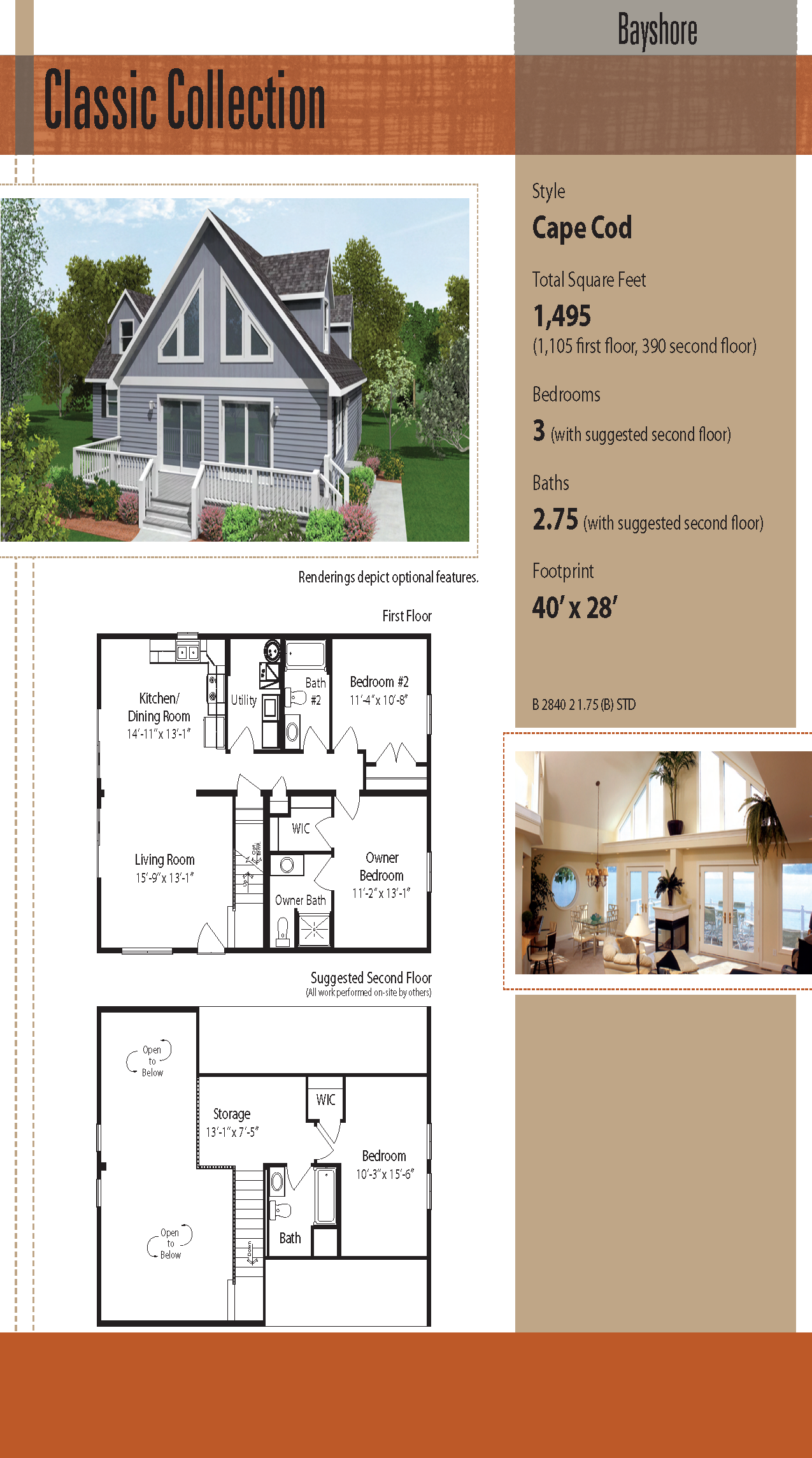Oasis Homes Bayshore 1.5 Story