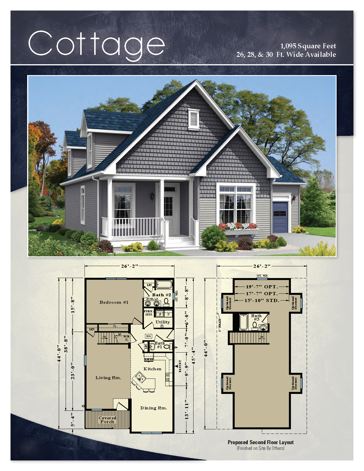 Oasis Homes Cottage 1.5 Story