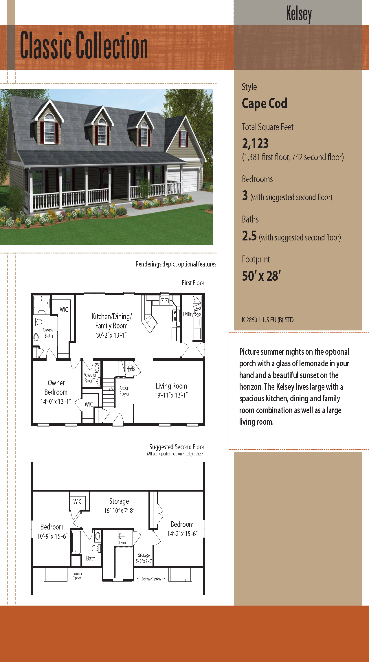 Oasis Homes Kelsey 1.5 Story