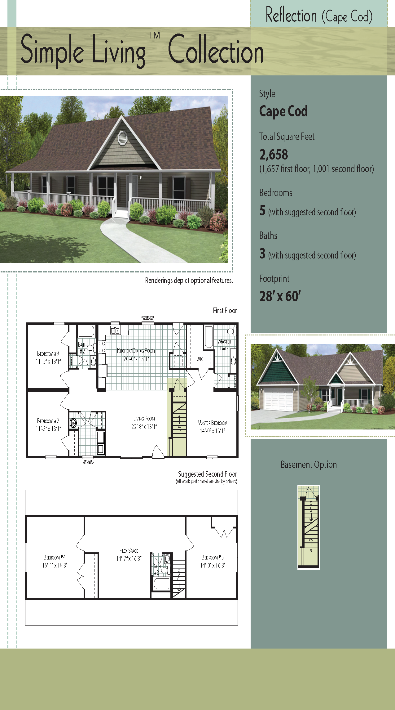 Oasis Homes Reflection 1.5 Story