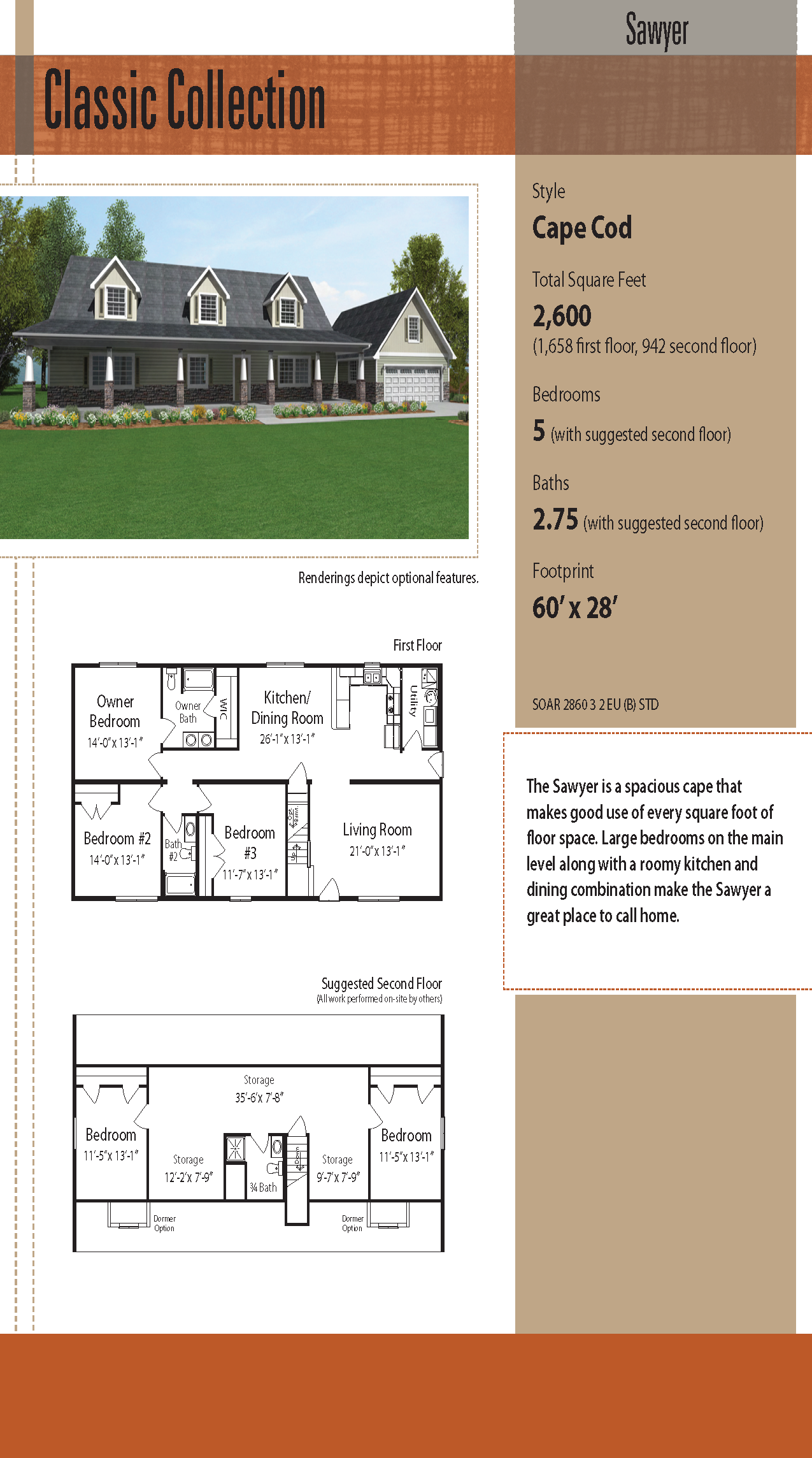 Oasis Homes Sawyer 1.5 Story