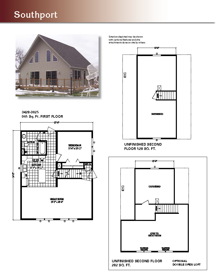 Oasis Homes Southport 1.5 Story