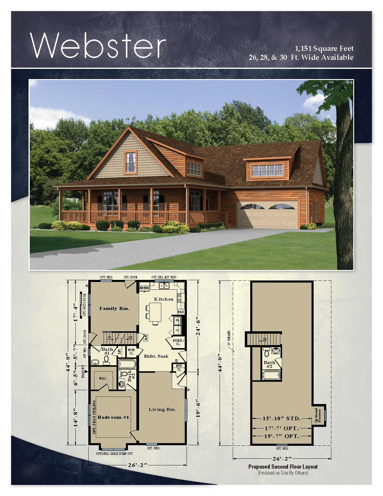 Oasis Homes Webster 1.5 Story