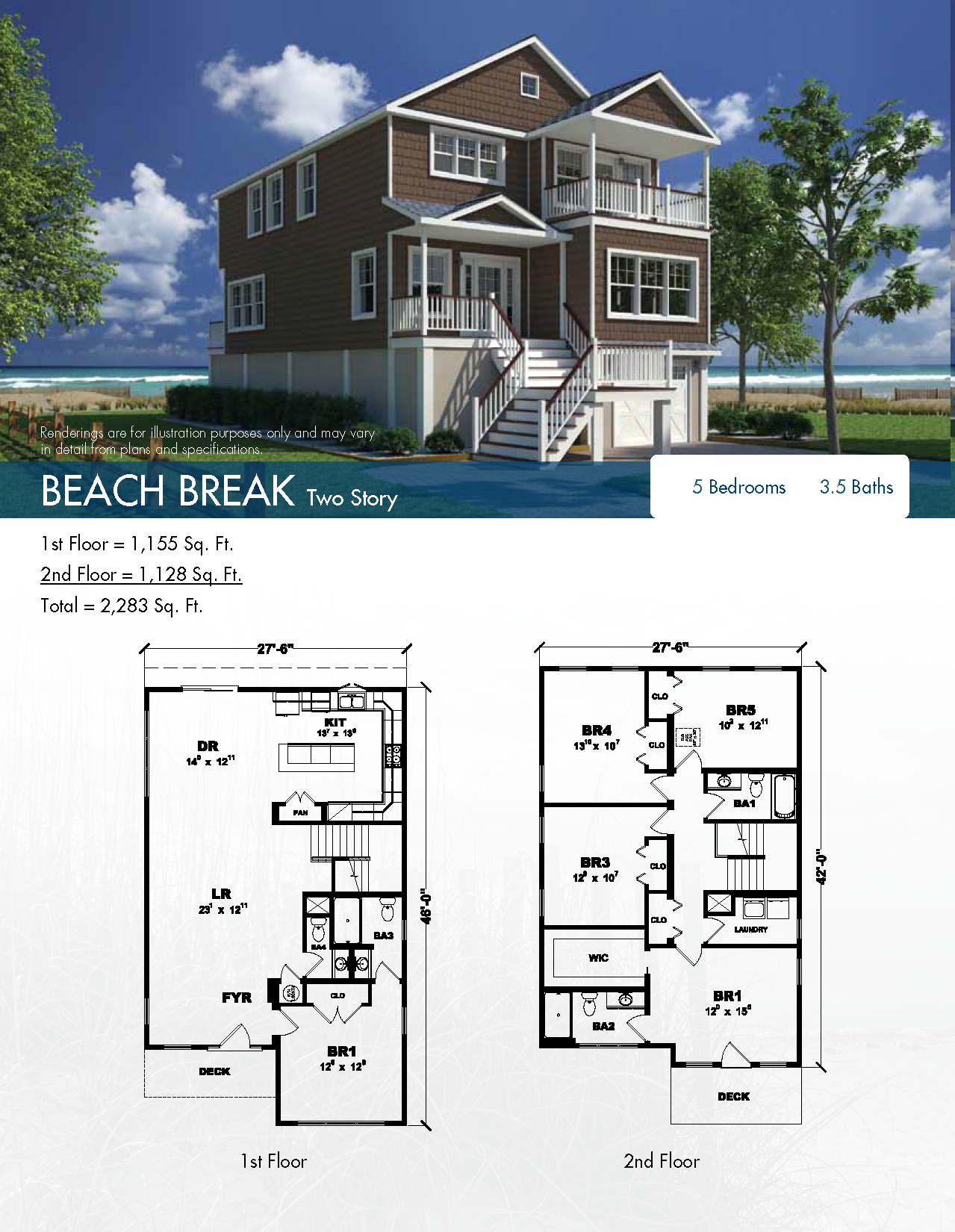 Oasis Homes Beach Break 2 Story