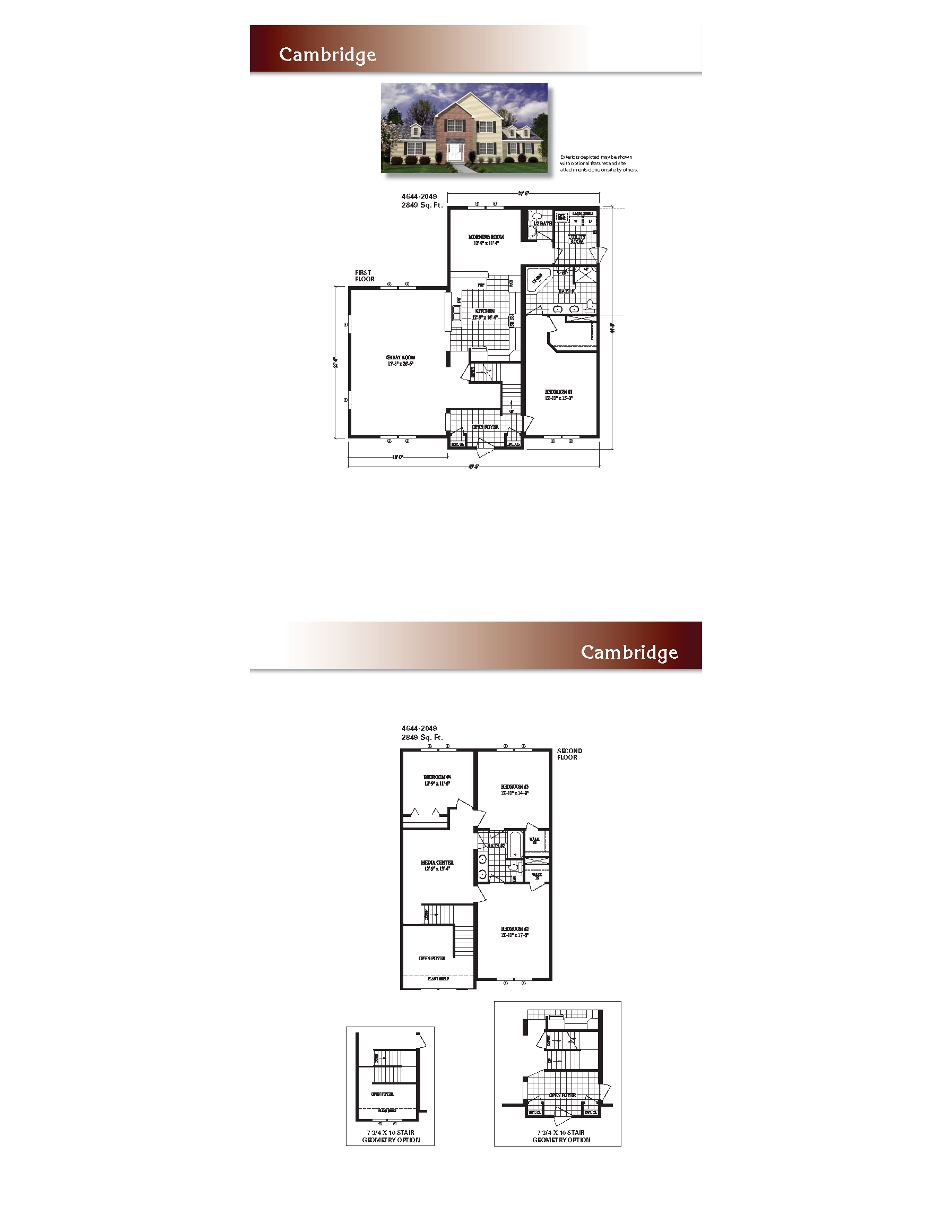 Oasis Homes Cambridge 2 Story